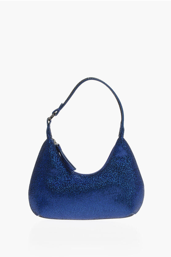 By Far Holographic Effect Soft Leather MINI AMBER Shoulder Bag