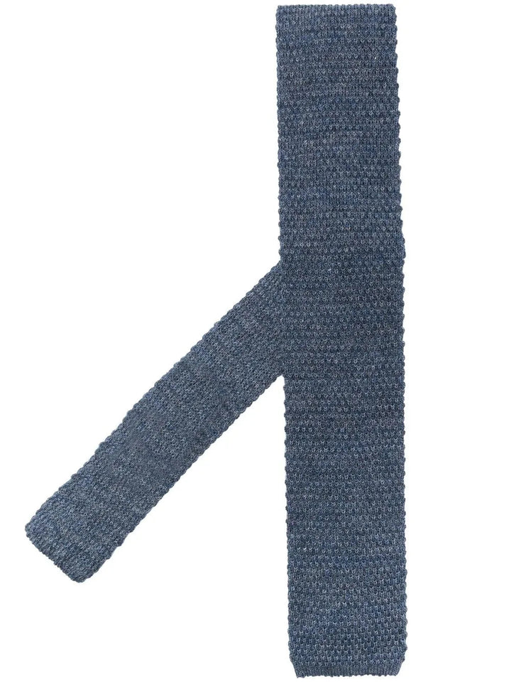 Brunello Cucinelli Knitted Cotton-Linen Tie