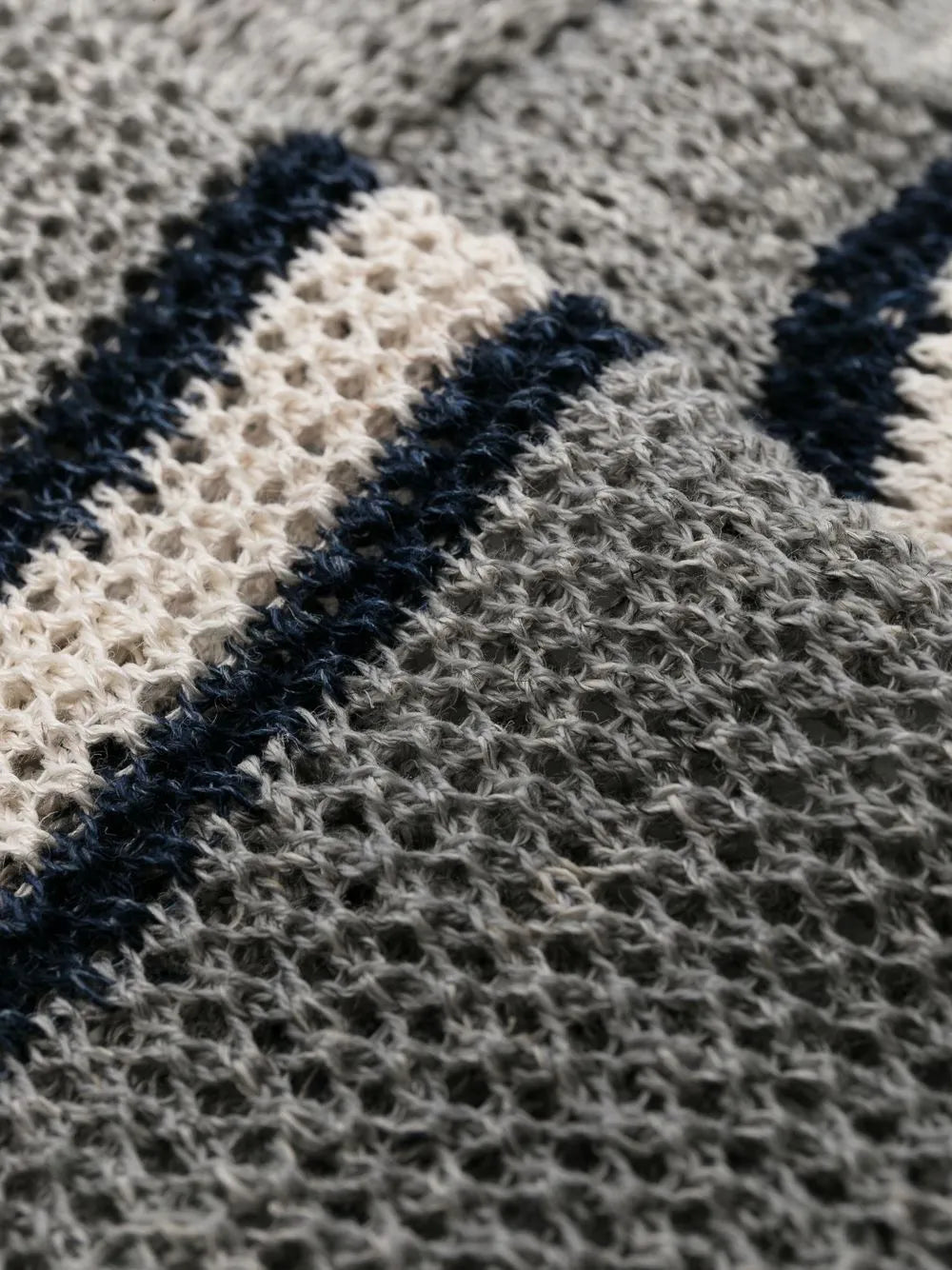Brunello Cucinelli Cotton-Linen Stripe Knit Tie