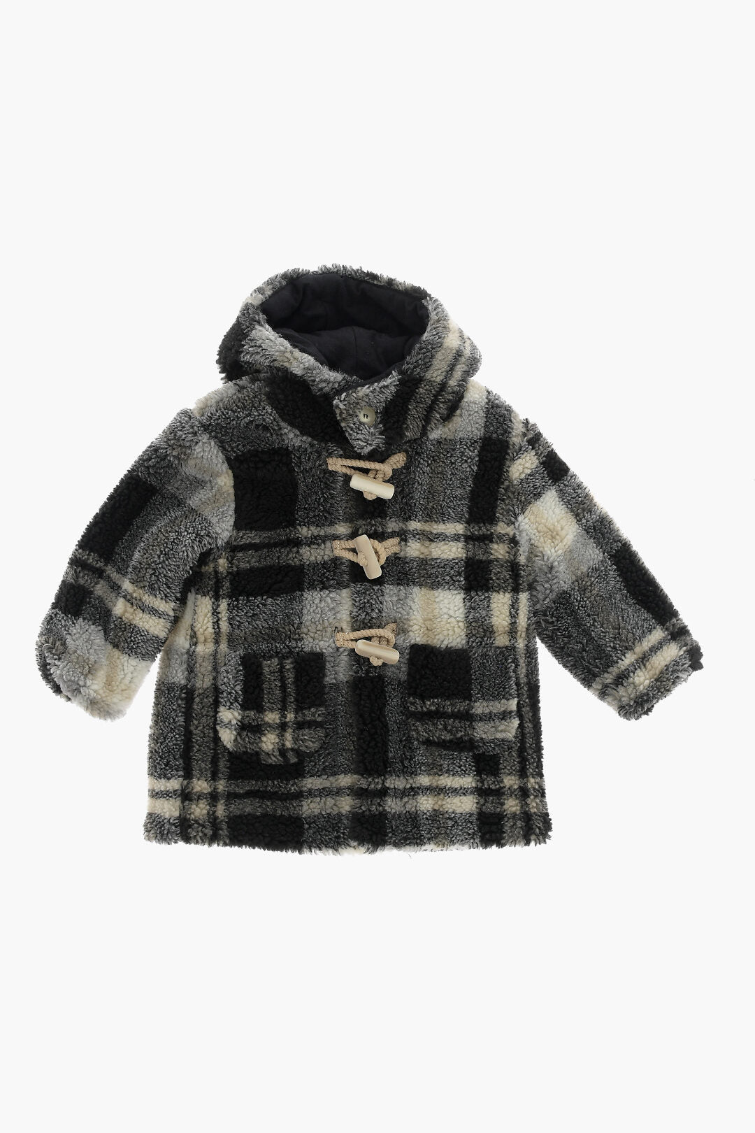 Other - il gufo Check Fleeced Coat with Hood - 8053785223616 - Ask Me Wear