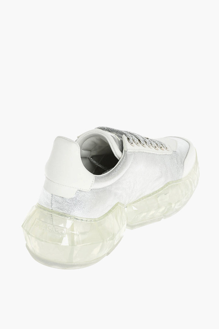 Jimmy Choo Injected Sole Leather DIAMOND Sneakers