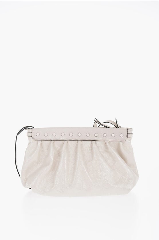 Bags - Isabel Marant Patent Leather LUZ Clutch with Removable Shoulder Strap - 3613615497102 - Ask Me Wear