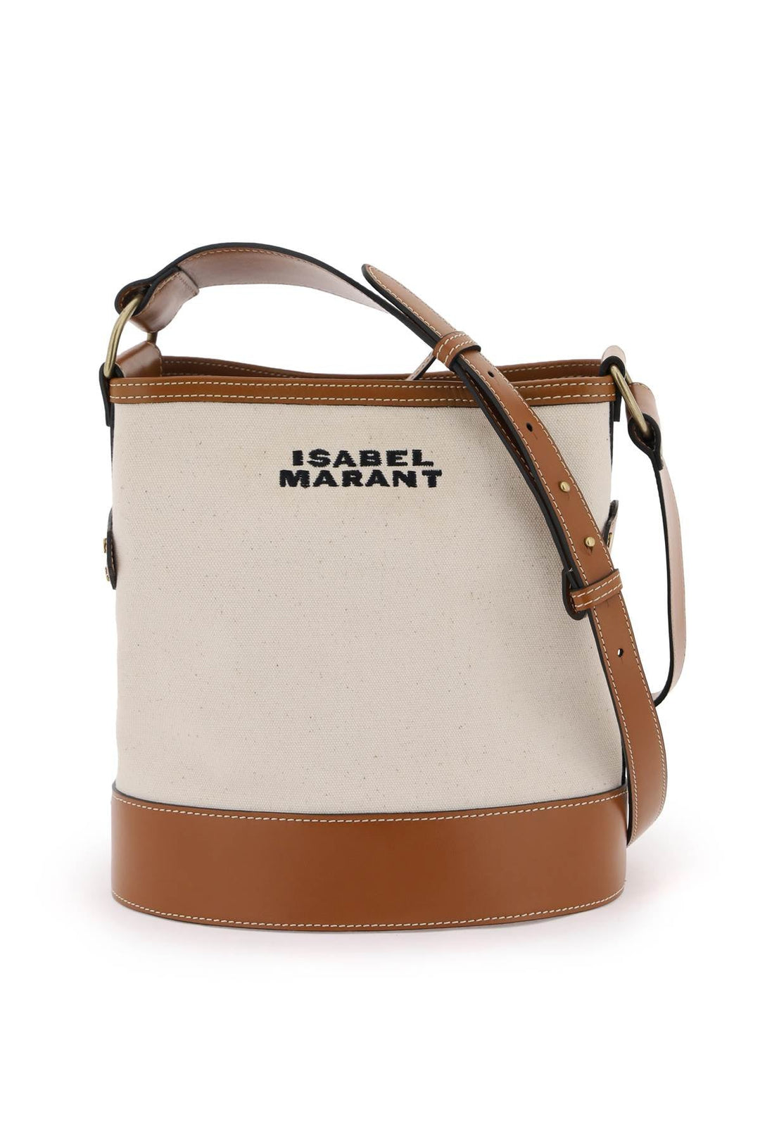 Bags - Isabel Marant Samara Cotton Canvas Shoulder Bag - 241441ABS000006 - ECCG - os - Ask Me Wear