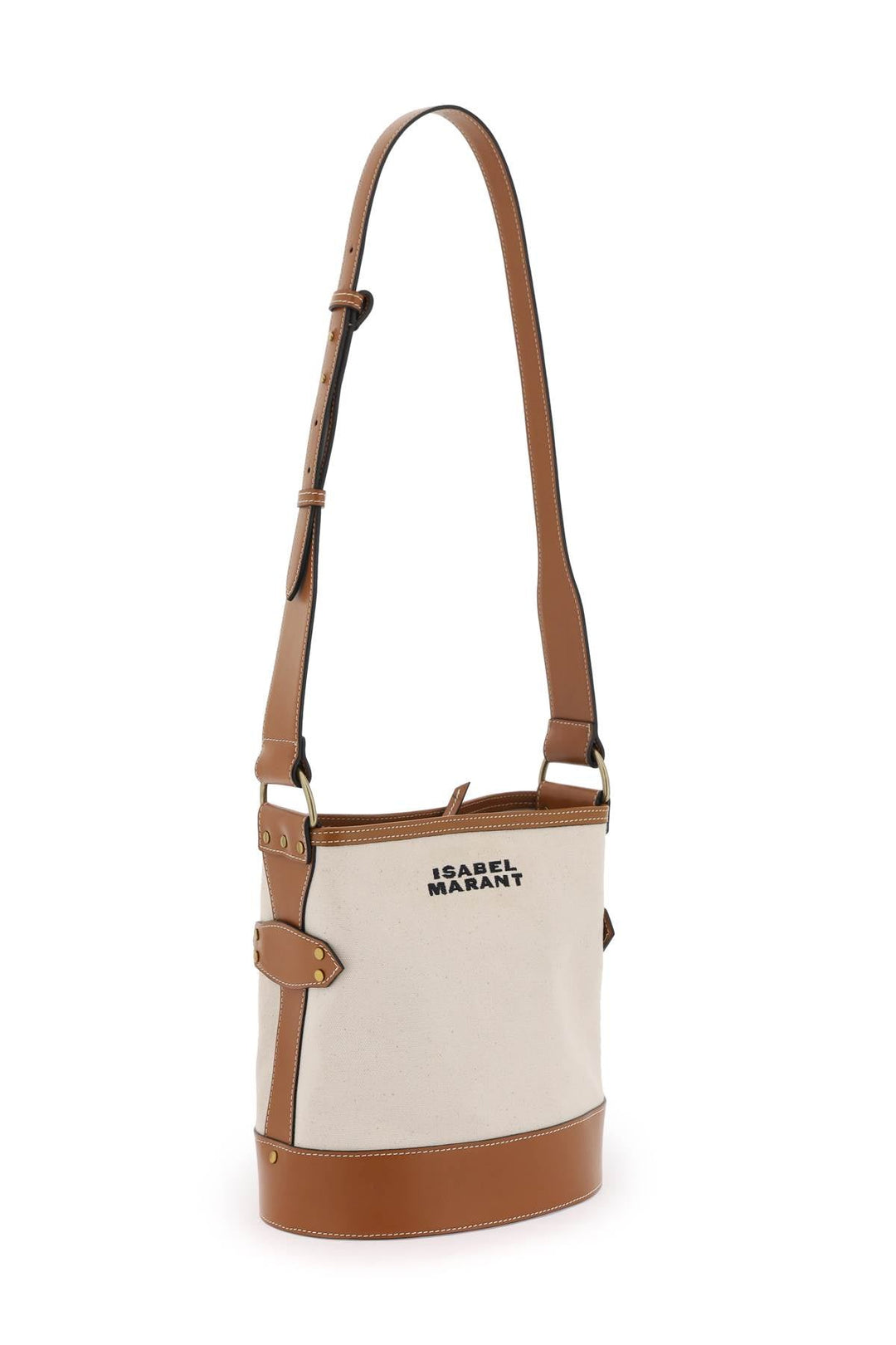 Bags - Isabel Marant Samara Cotton Canvas Shoulder Bag - 241441ABS000006 - ECCG - os - Ask Me Wear