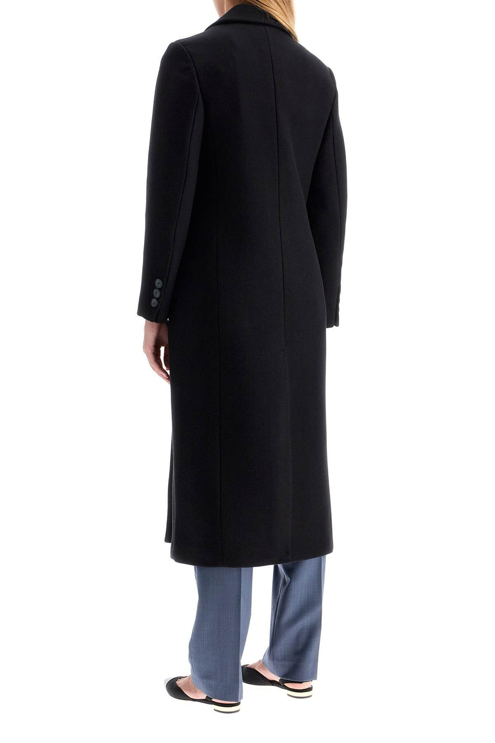 Clothing - Ivy Oak Cayenne Double - Breasted Wool Coat - 242258DCA000007 - BK999 - 34 - Ask Me Wear