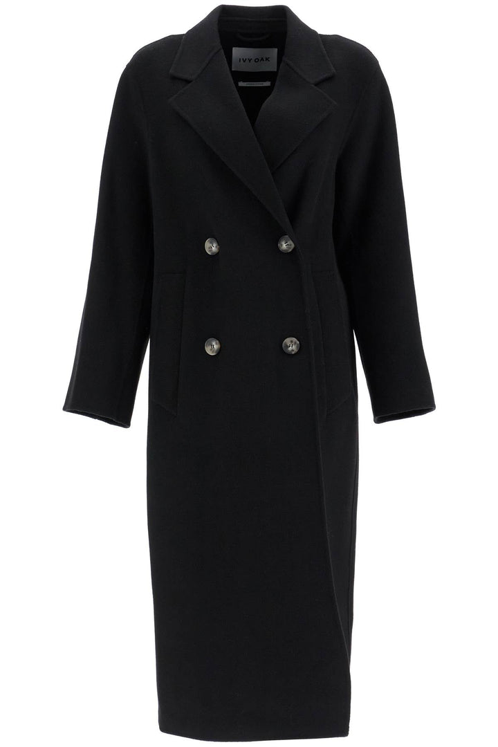 Clothing - Ivy Oak Clara Double - Breasted Wool Coat - 242258DCA000004 - BK999 - 34 - Ask Me Wear