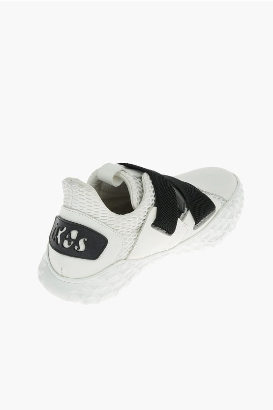 Shoes - Ixos Leather and Mesh SIDNEY/LIMA Low - Top Sneakers with Elastic I - GC320221100371 - Ask Me Wear