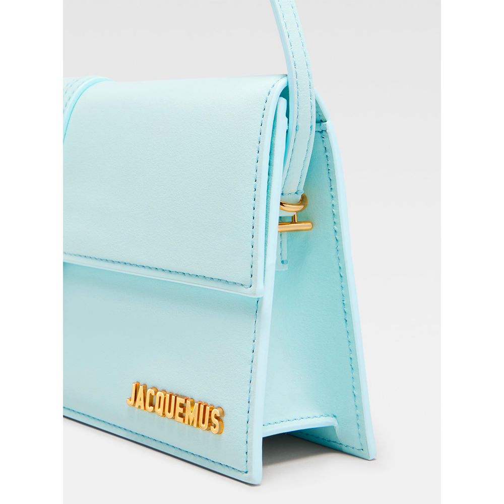  - Jacquemus Light Blue Leather Handbag - JA - 13848 - Ask Me Wear