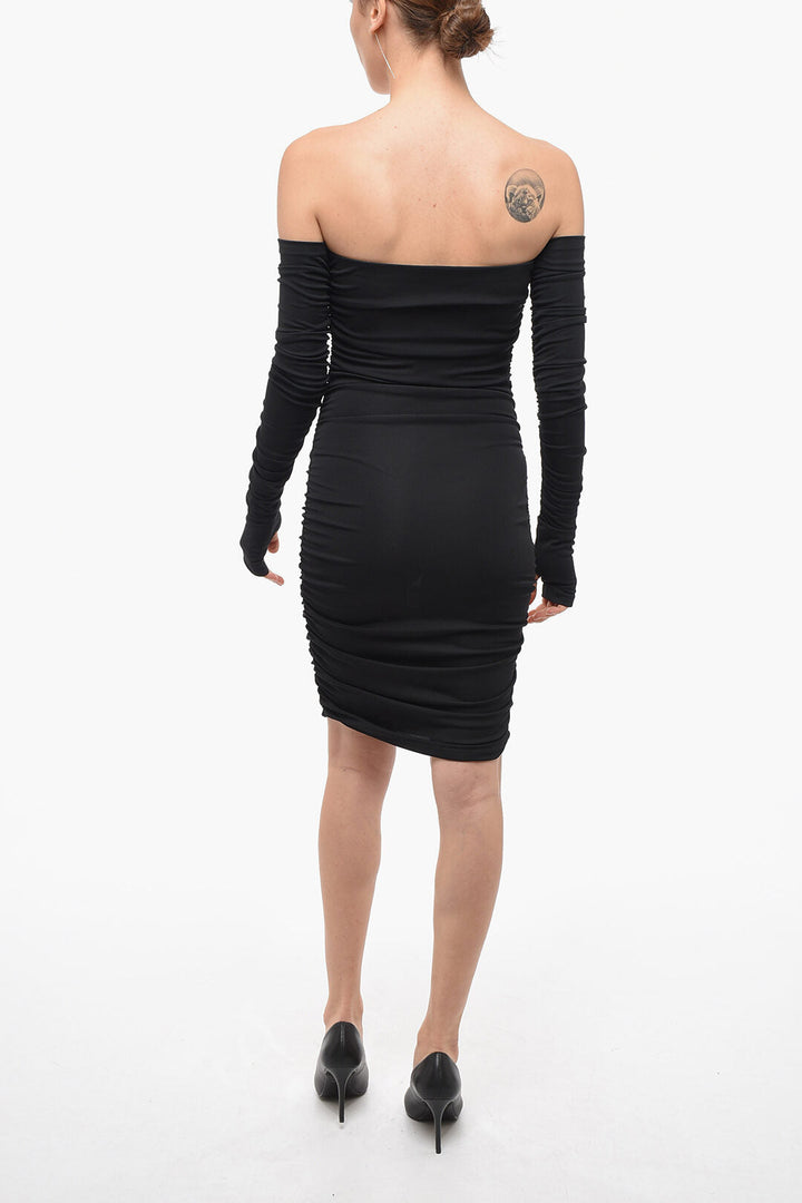 The Andamane Jersey LINDA Off-the-shoulder Dress