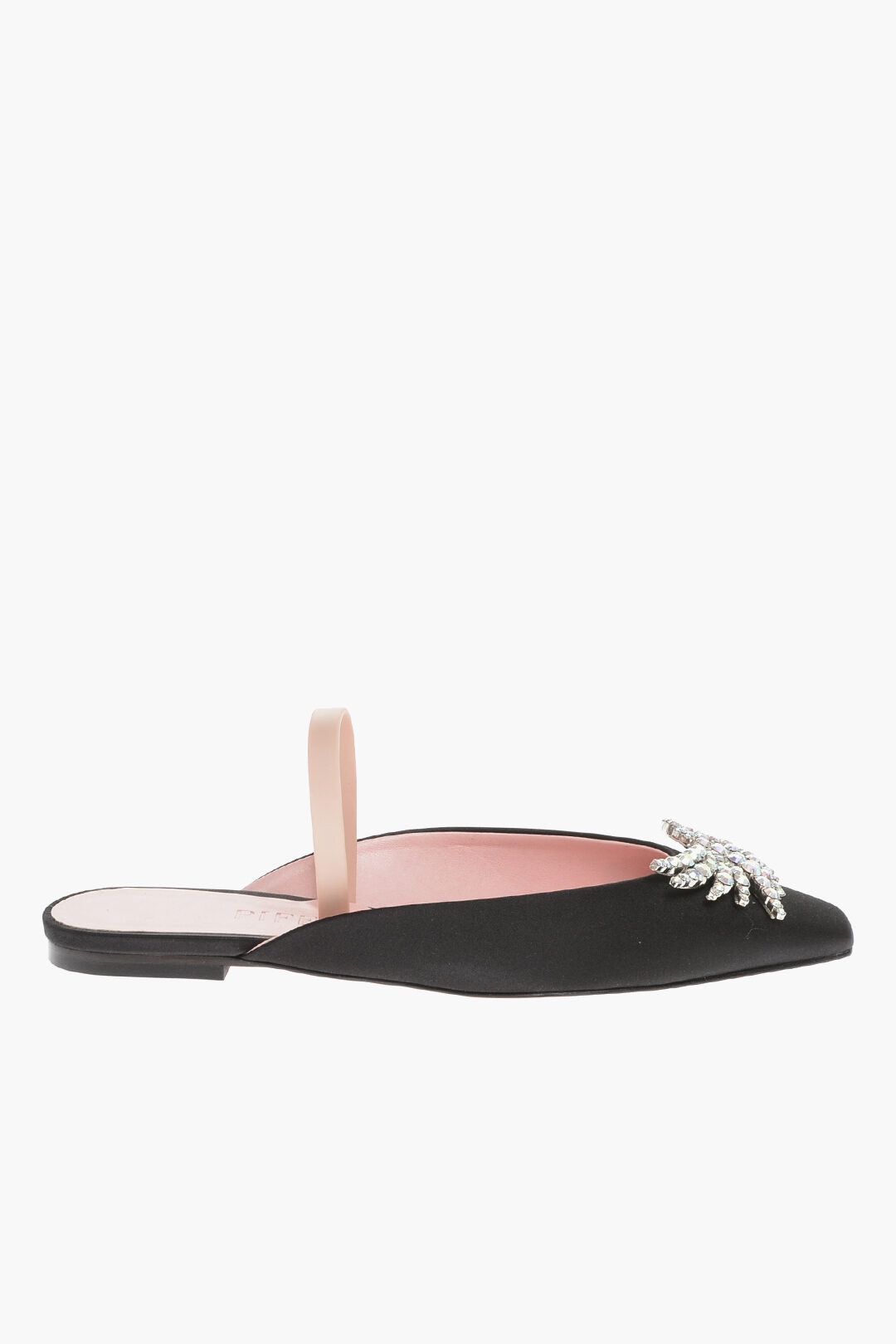 Piferi Jewels Embellished Satin Mules