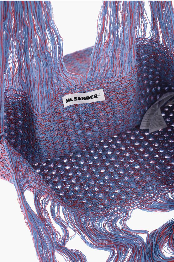 Bags - Jil Sander Double Color Knitted Tote Bag - 8056993732482 - Ask Me Wear