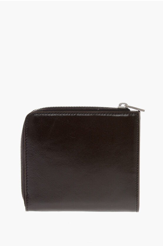 Accessories - Wallets & Card Holders - Jil Sander Leather Card Holder with Zip Closure - 8055062576446 - Ask Me Wear