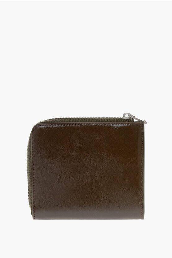 Accessories - Wallets & Card Holders - Jil Sander Leather Card Holder with Zip Closure - 8055062581112 - Ask Me Wear