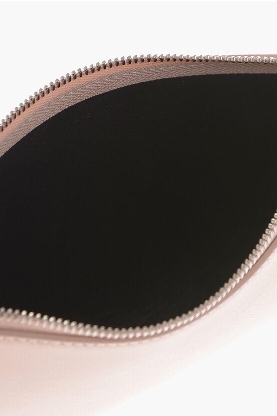 Bags - Jil Sander Leather Clutch with Removable Strap - 8055062619167 - Ask Me Wear