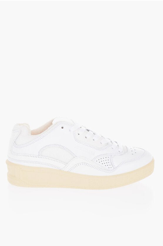 Shoes - Jil Sander Leather Low - Top Sneakers - 8057763585260 - Ask Me Wear