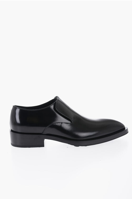 Shoes - Jil Sander Leather Pointed Loafers With Rubber Sole - 8057763781471 - Ask Me Wear