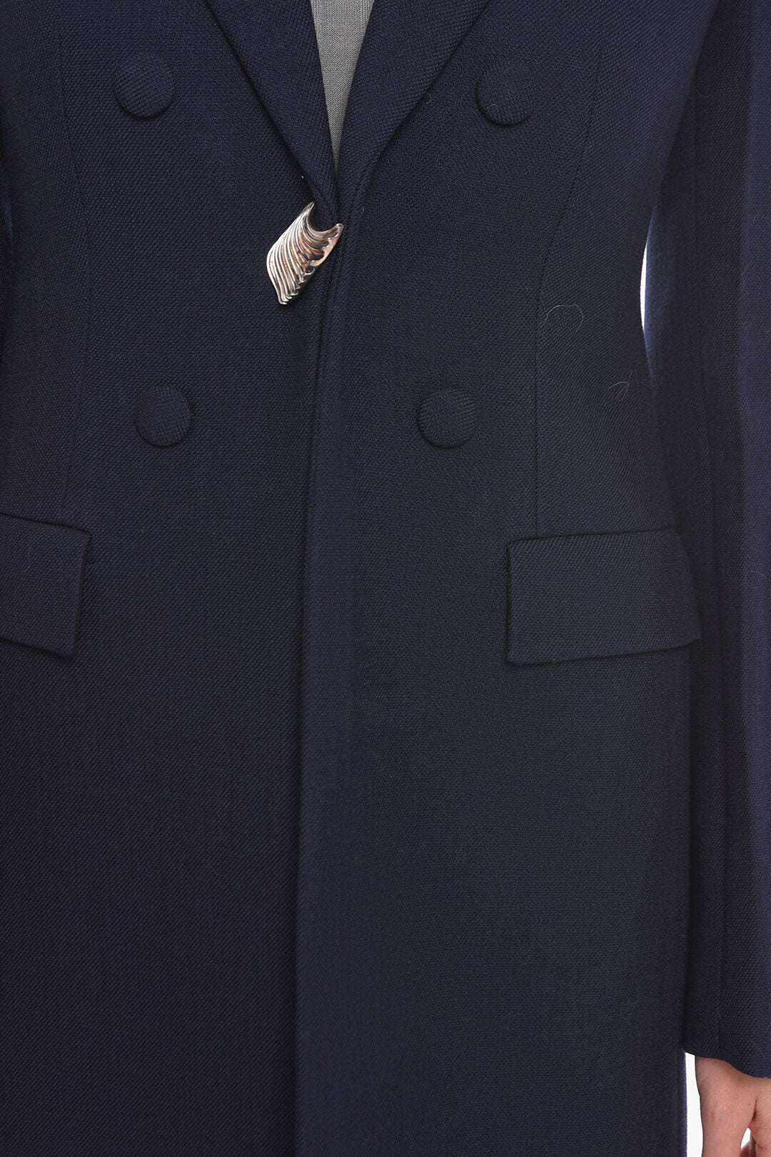 Other - Jil Sander Wool Single - breasted Coat with Metal Application - 000639890045 - Ask Me Wear