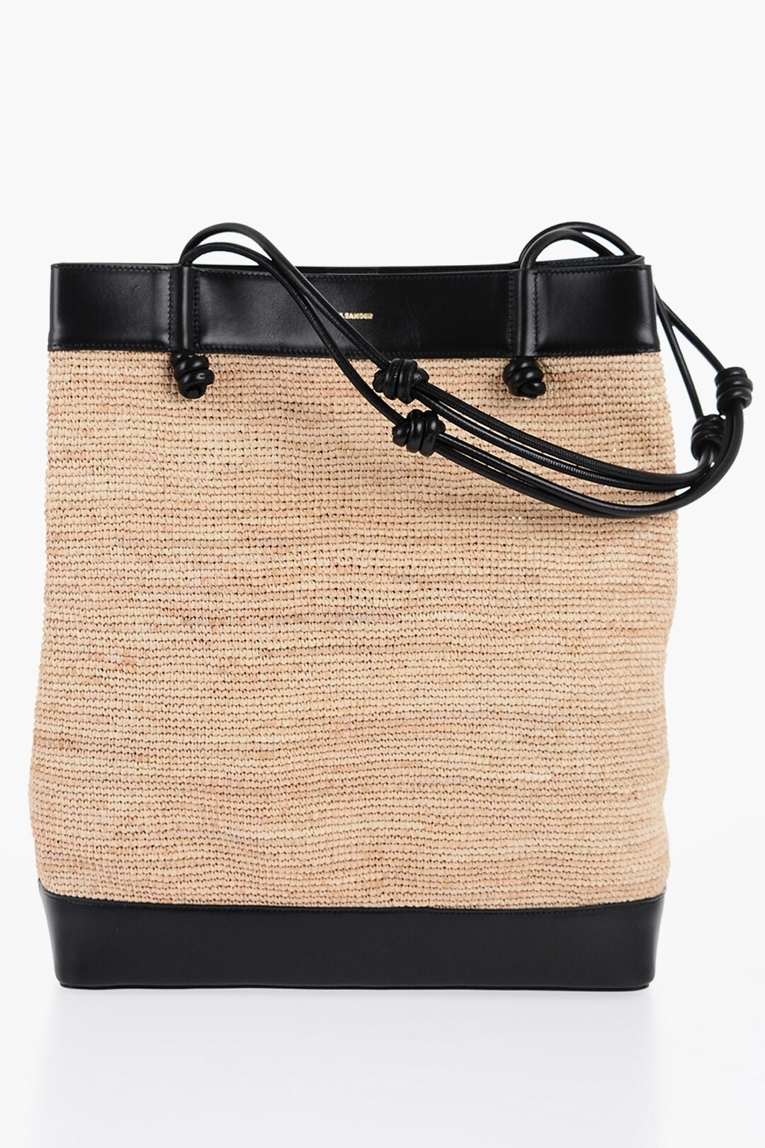 Jil SanderOther - Jil Sander Leather Edged BASE Rafia Shopping Bag - 8057763859941 - Ask Me Wear