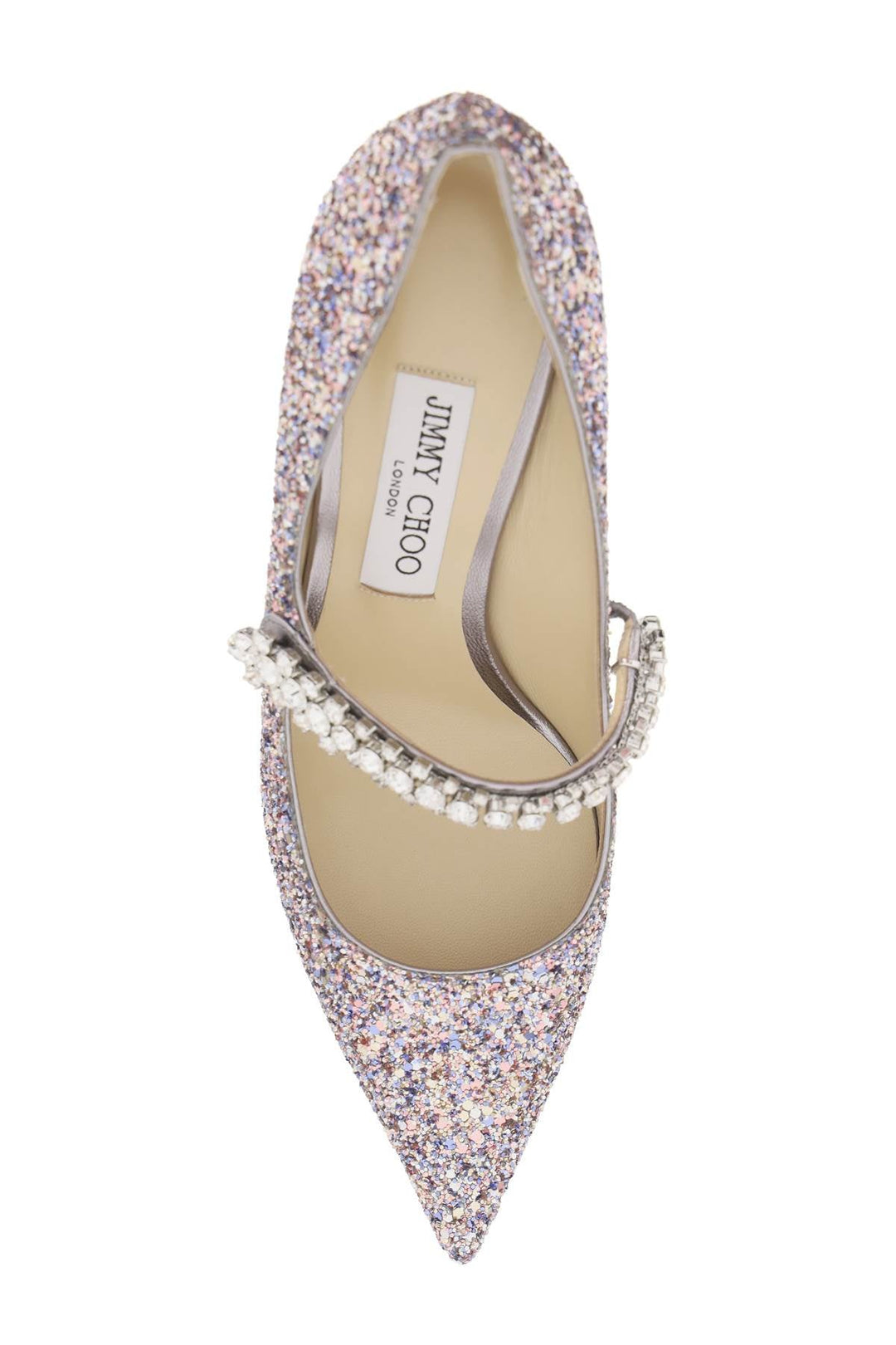 Shoes - Jimmy Choo Bing 65 Pumps With Glitter And Crystals - 241516NDE000010 - SPRMX - 38 - Ask Me Wear