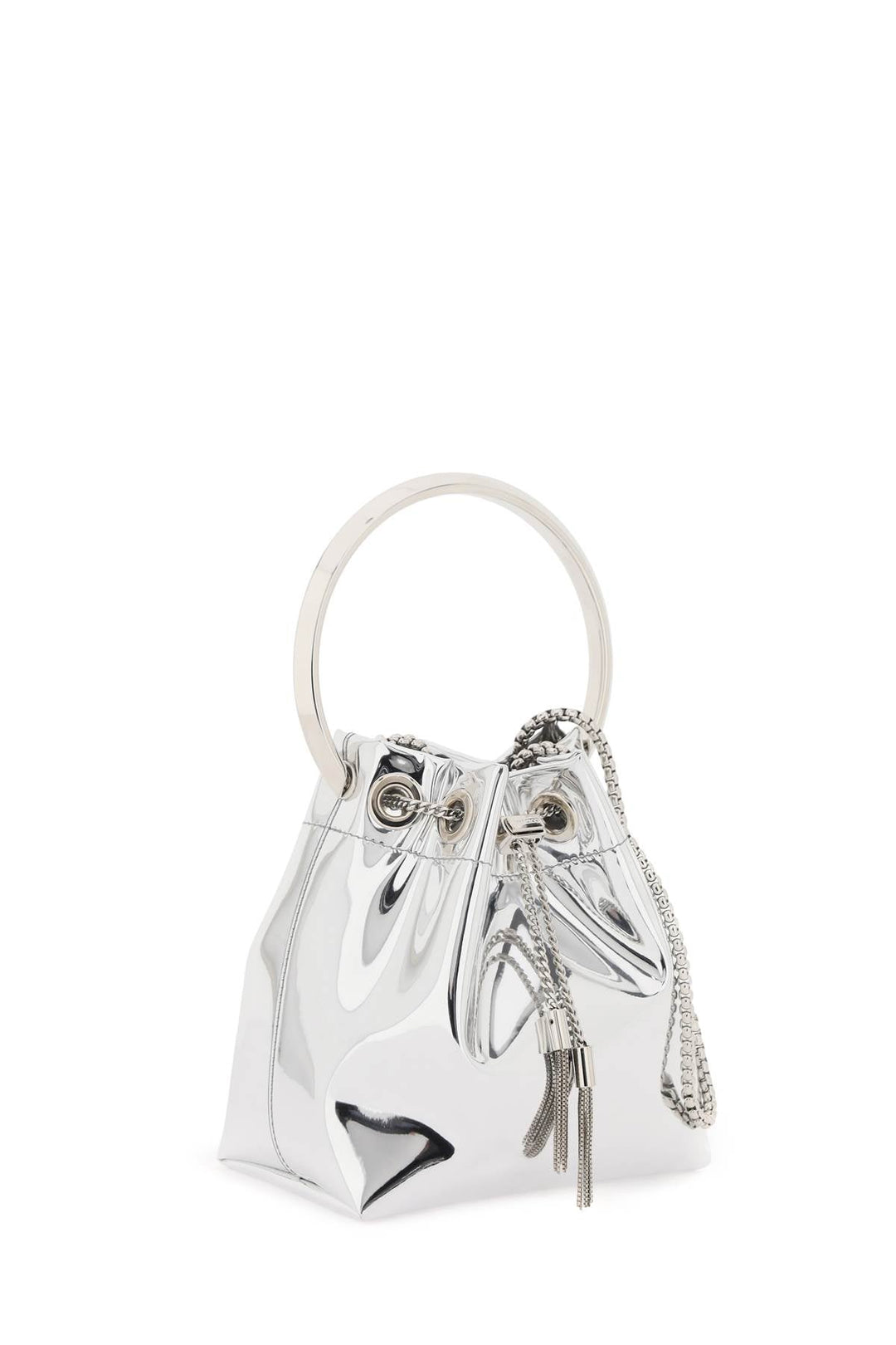 Bags - Jimmy Choo Bon Bon Mirror - Effect Bag - 242516ABS000014 - SILVE - os - Ask Me Wear