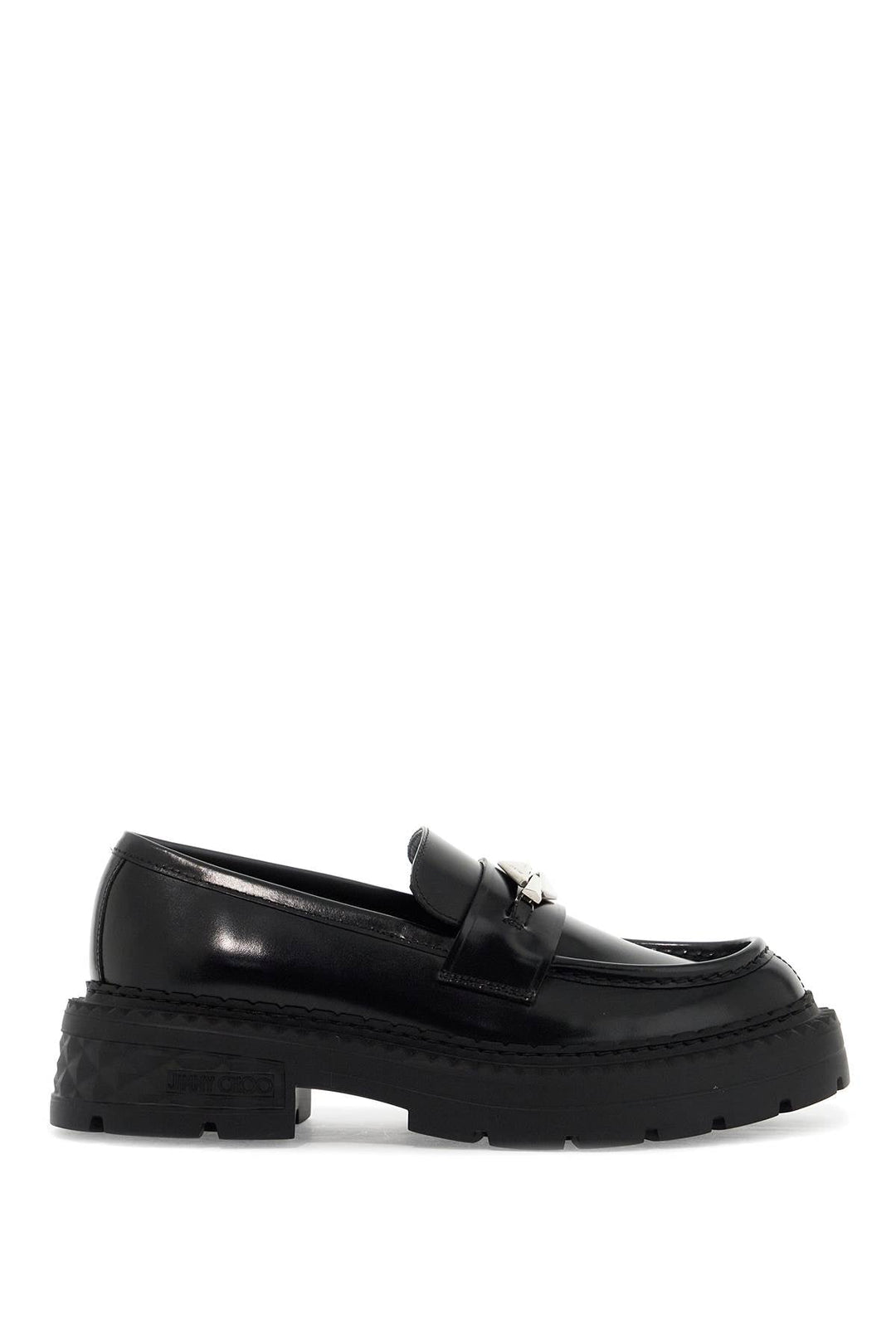 Shoes - Jimmy Choo Marlow Leather Loafers In - 242516NMO000001 - BLCK - 36 - Ask Me Wear