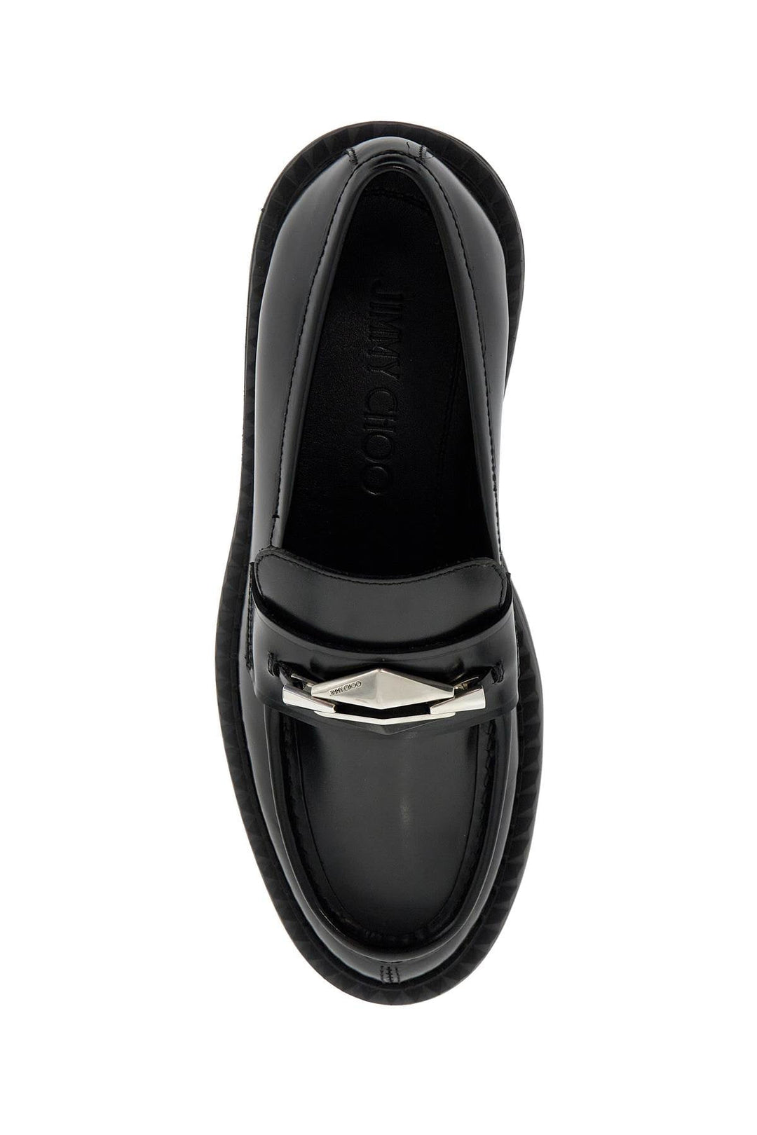 Shoes - Jimmy Choo Marlow Leather Loafers In - 242516NMO000001 - BLCK - 36 - Ask Me Wear