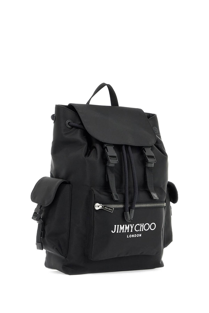 Bags - Jimmy Choo Nylon Filmore Backpack For - 242516FZA000001 - BKLGM - os - Ask Me Wear