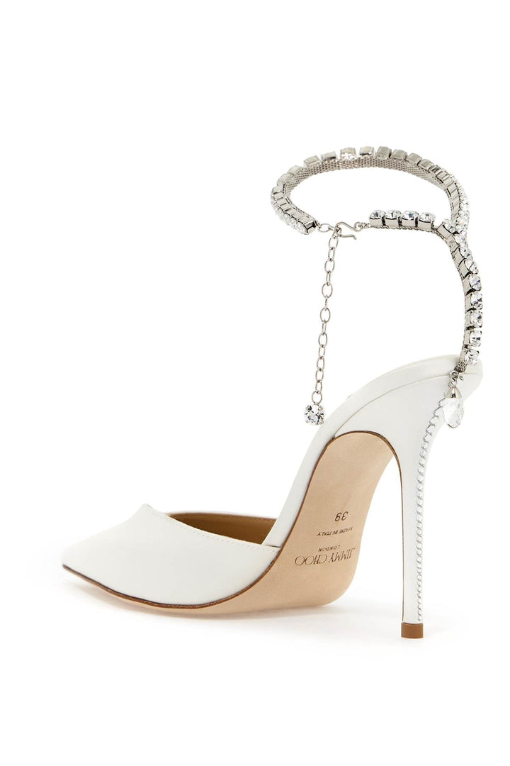 Shoes - Jimmy Choo Saeda 100 Satin Pumps - 242516NDE000017 - A0026 - 41 - Ask Me Wear