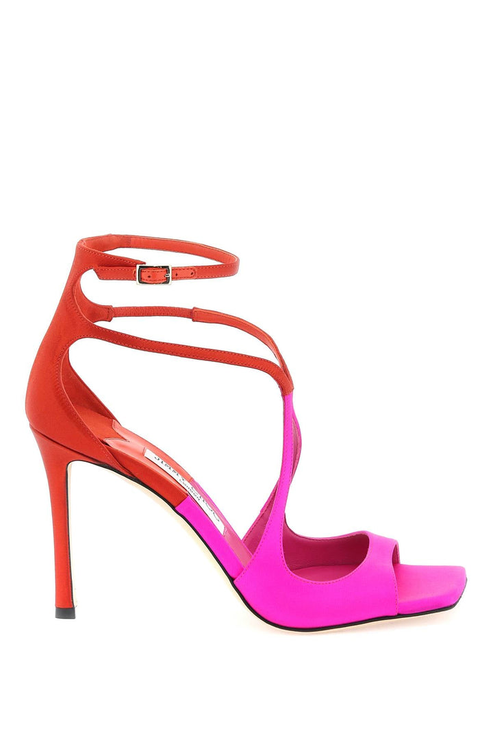 Shoes - Jimmy Choo Satin Azia 95 Sandals - 241516NSD000014 - FUCPA - 40 - Ask Me Wear