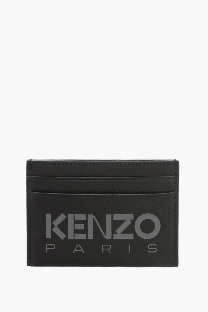 Other - Kenzo Textured Leather CardHolder with maxi Logo - 3612230337350 - Ask Me Wear