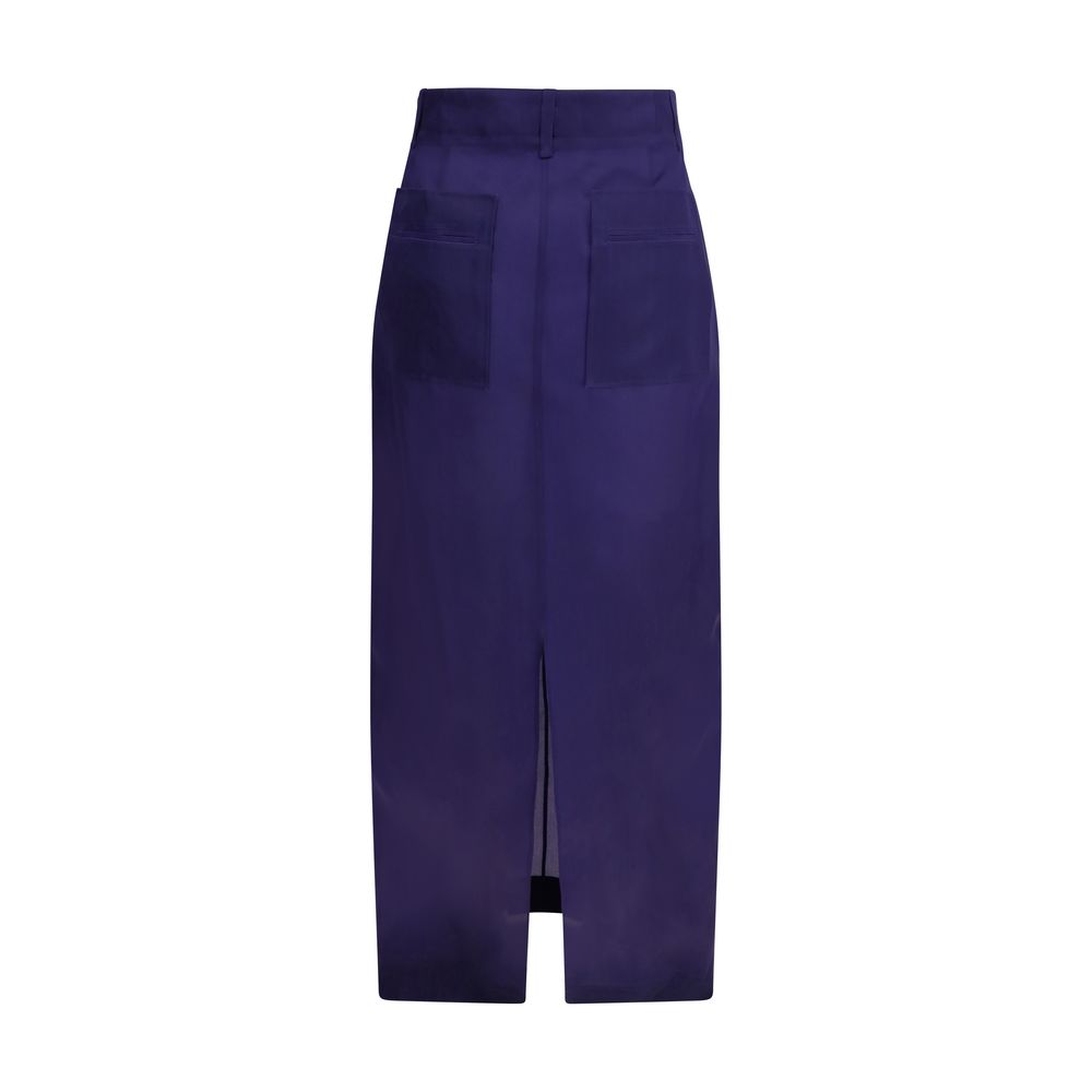 Khaite - Khaite Lucian midi Skirt - KH - 41493002W3002803 - 2 - Ask Me Wear