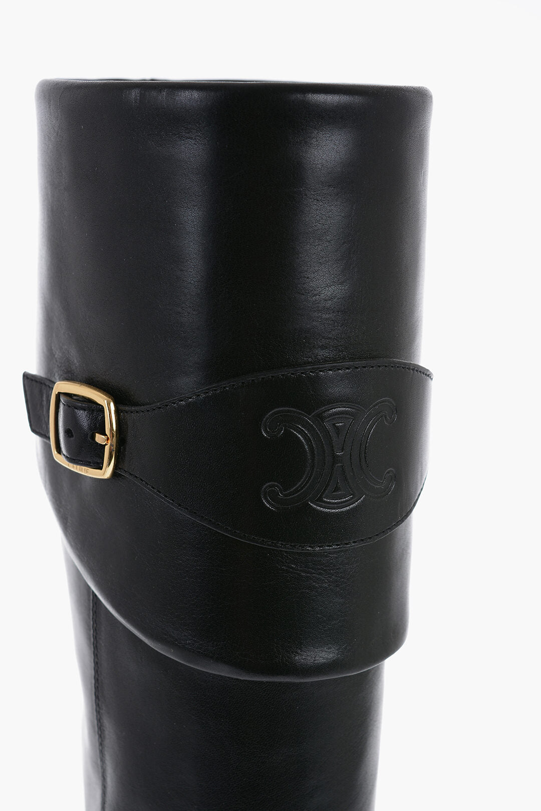 Celine Knee-Length WILTERS Leather Boots 10cm