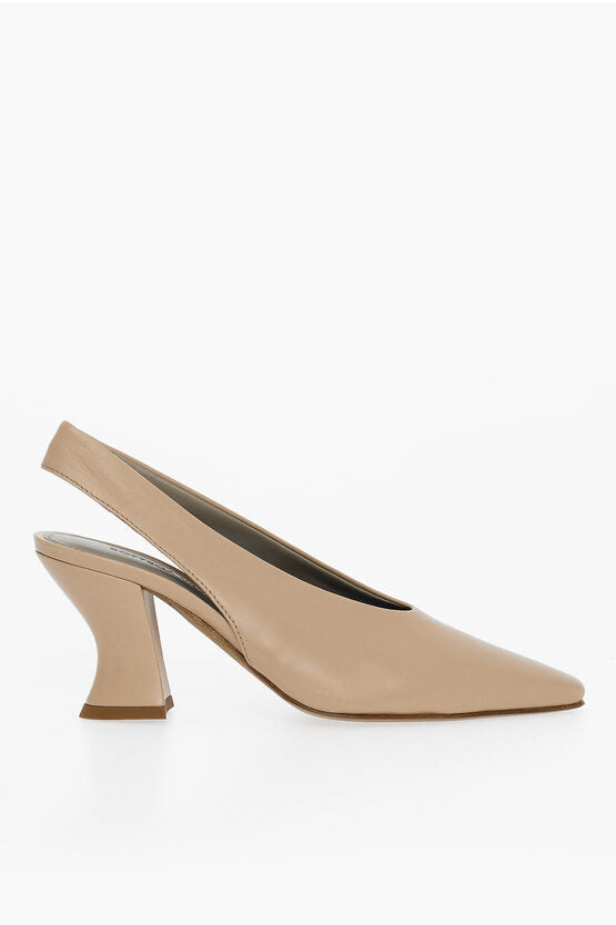 Bottega Veneta Lambskin ALMOND Pumps 8cm