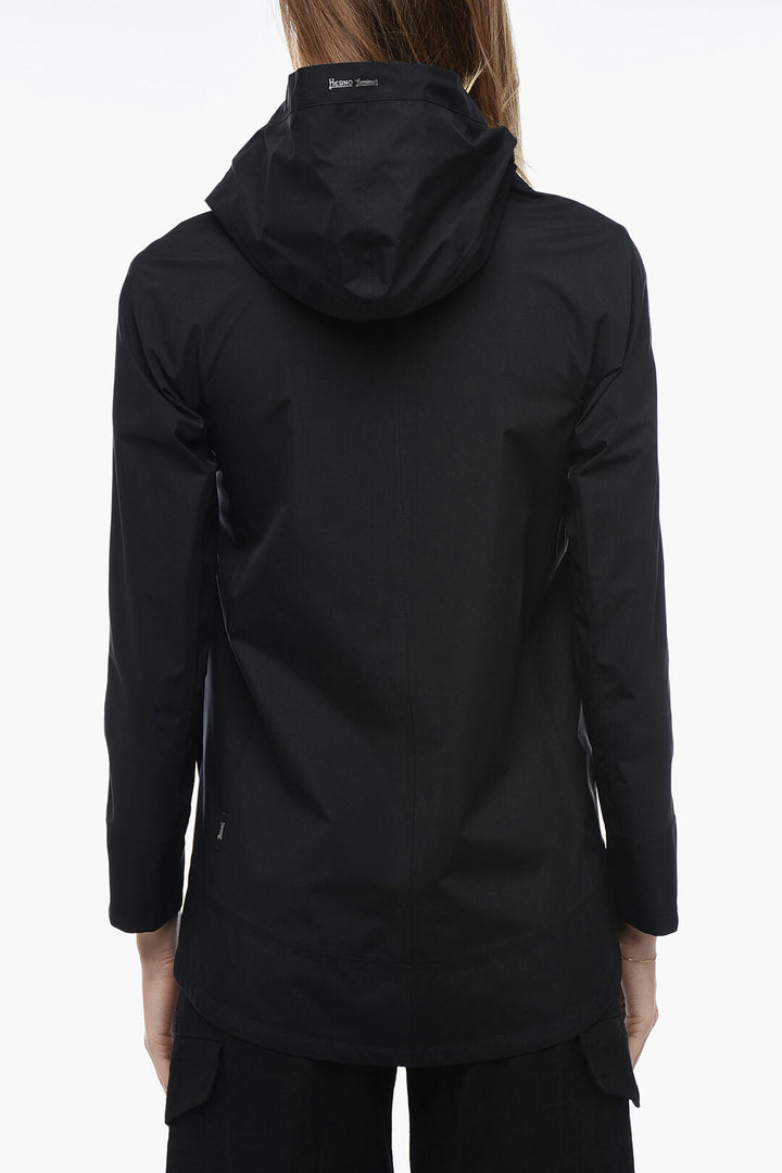 Herno LAMINAR Nylon Windbreaker with Hidden Closure