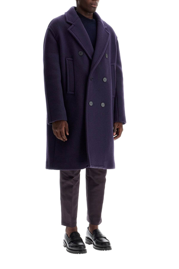 Clothing - Lanvin Double - Breasted Heavy Wool Coat - 242479UCA000001 - 776 - 48 - Ask Me Wear