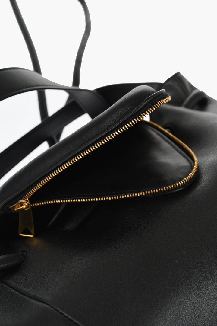 Bottega Veneta Leather BEAK Handbag with Triangular Pocket