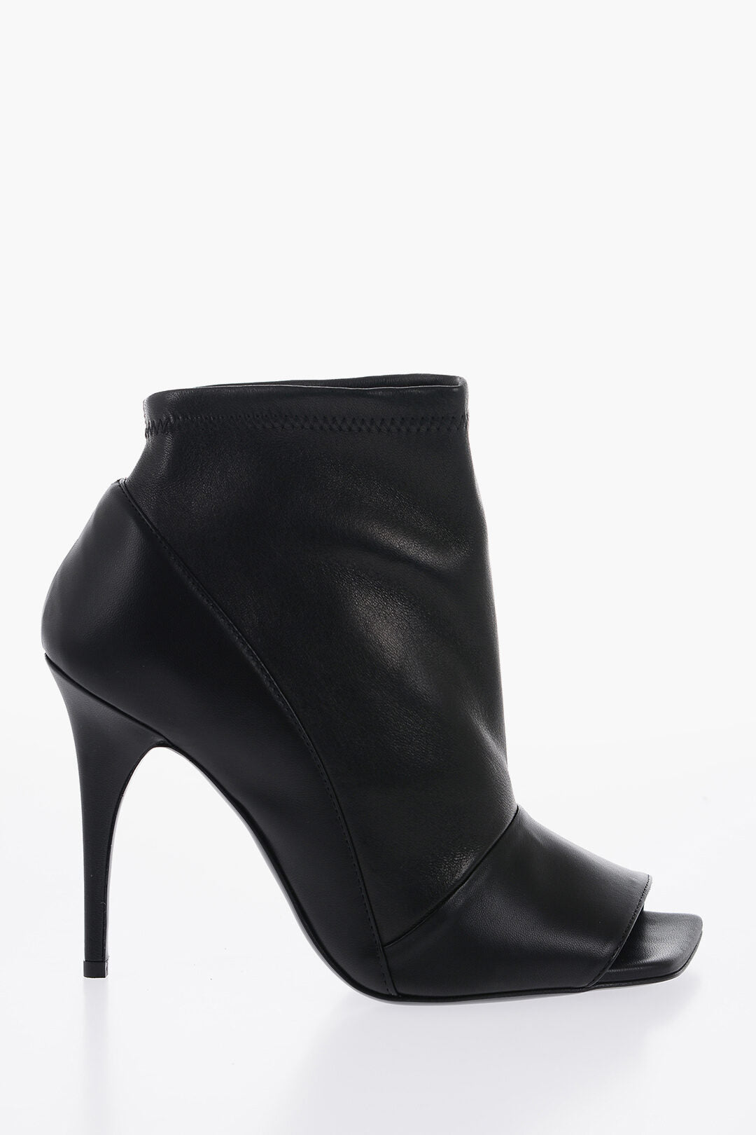 Bruno Frisoni Leather BEAUTY Ankle Boots with Open Toe 10,5cm