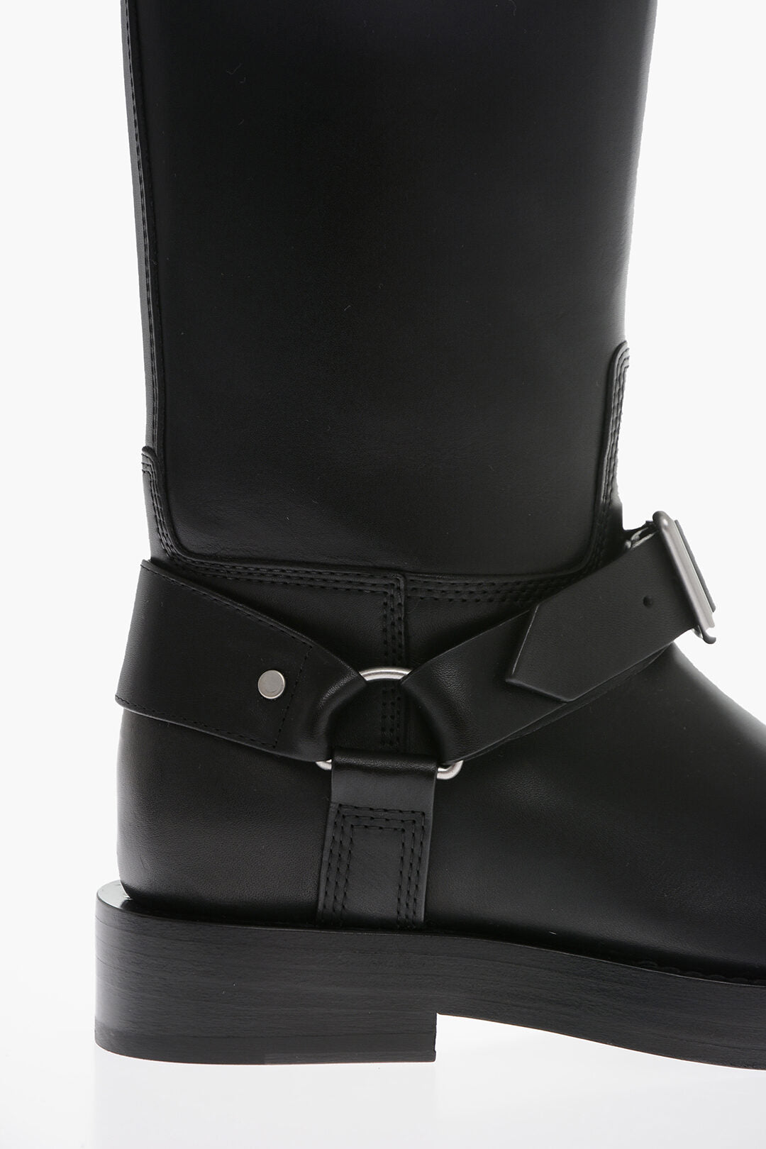 Burberry Leather BIKER Mid Boots