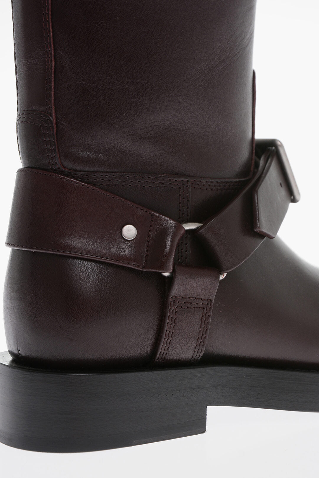 Burberry Leather BIKER Mid Boots