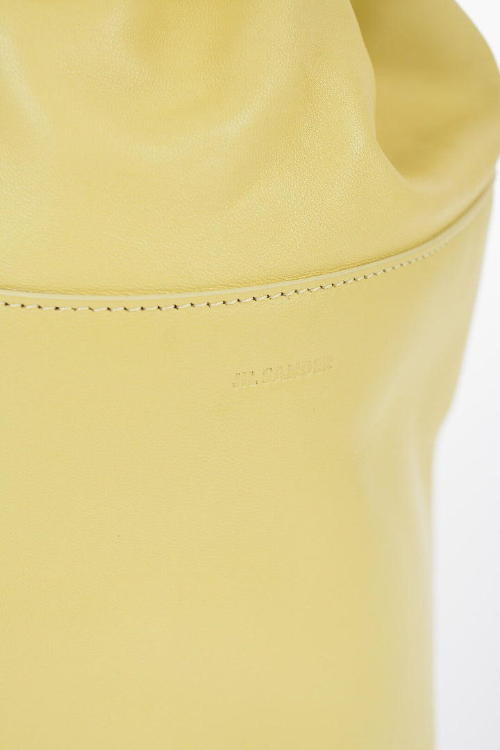 Jil Sander Leather Bucket Bag with Removable Shoulder Strap