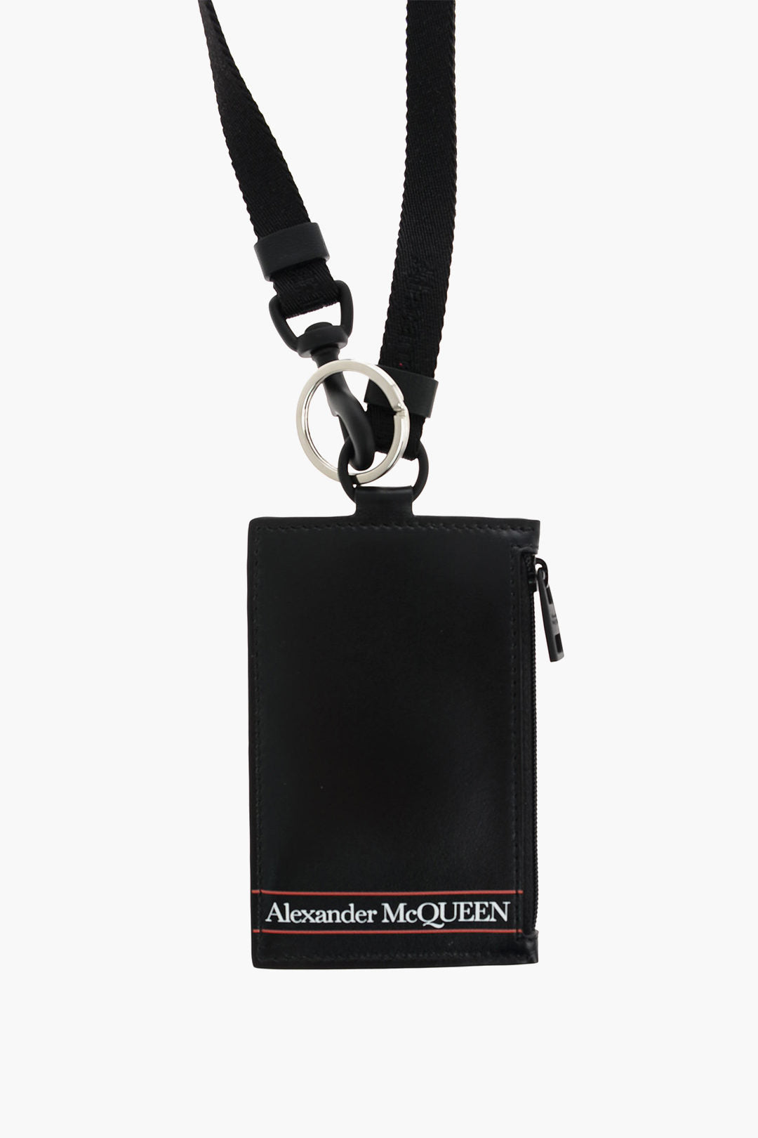 Alexander McQueen leather card holder