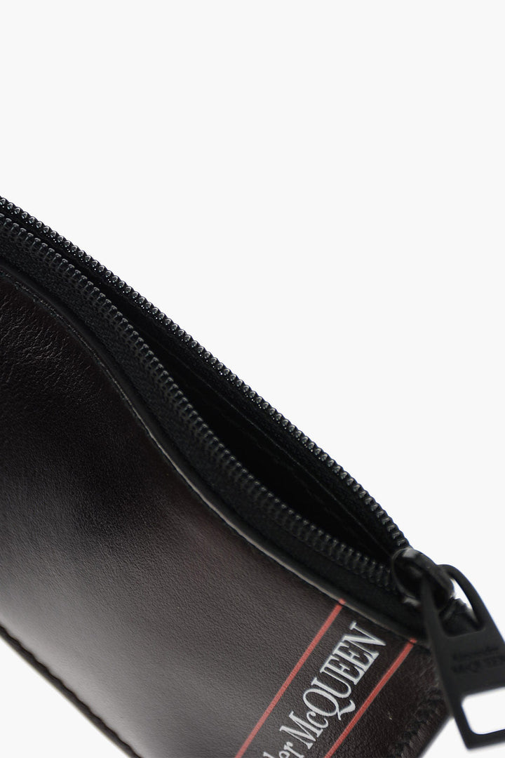 Alexander McQueen leather card holder