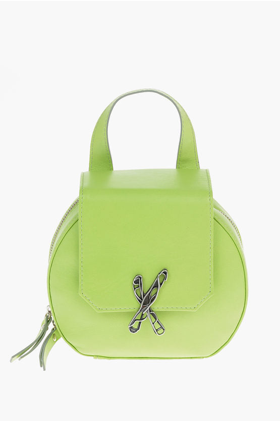 Ixos Leather CINCILLA Mini Shoulder Bag with Silver Logo