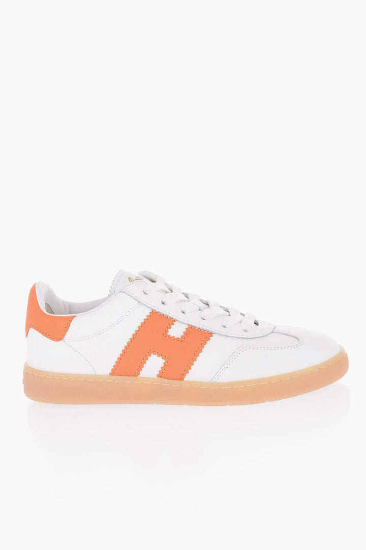 Hogan Leather COOL H647 Low Top Sneakers with Contrasting Details