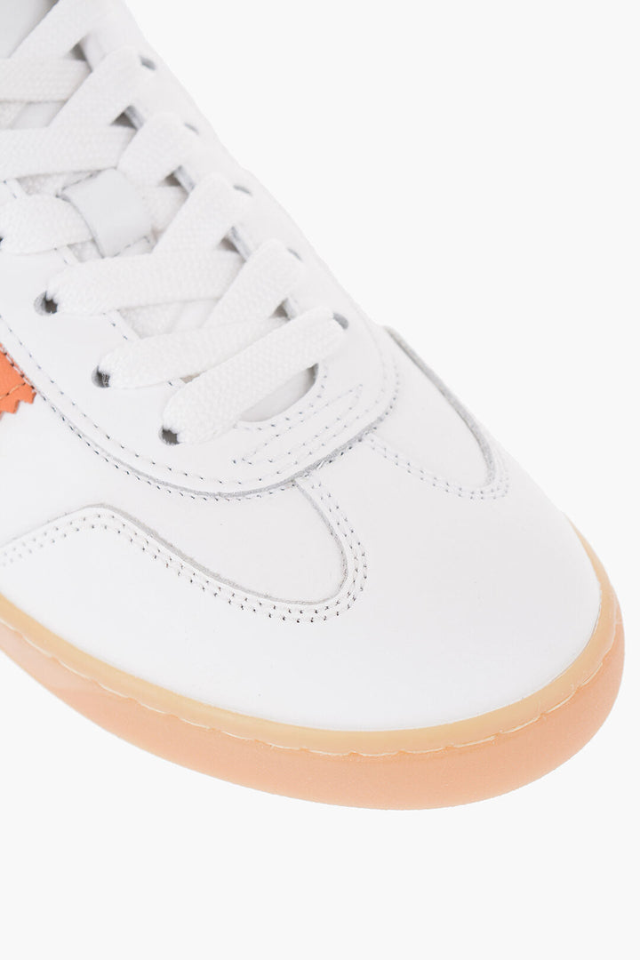 Hogan Leather COOL H647 Low Top Sneakers with Contrasting Details