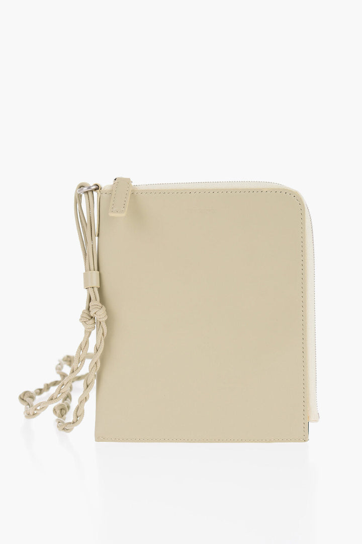 Jil Sander Leather Crossbody Wallet