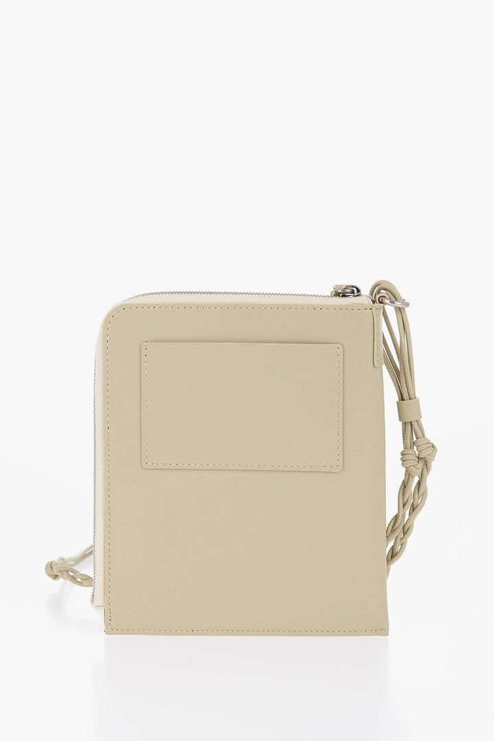 Jil Sander Leather Crossbody Wallet