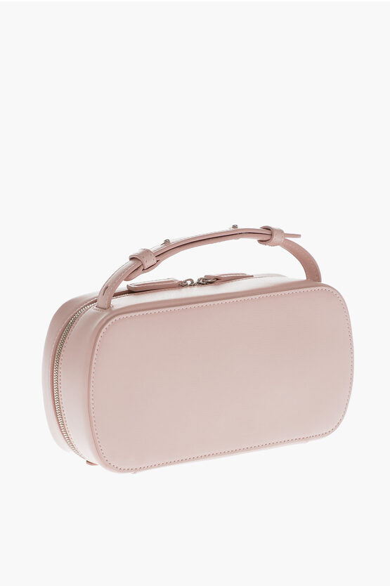 Jil Sander Leather Crossbosdy Bag with Zip Fastening