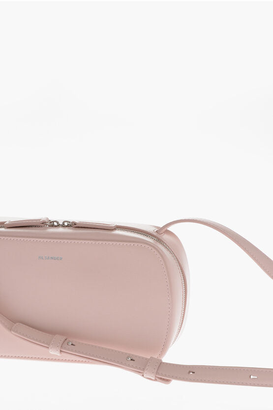 Bolso bandolera de piel con cierre de cremallera de Jil Sander