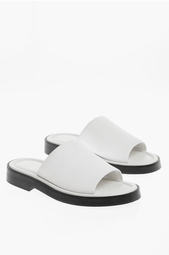 Salvatore Ferragamo Leather GIUNONE Slides